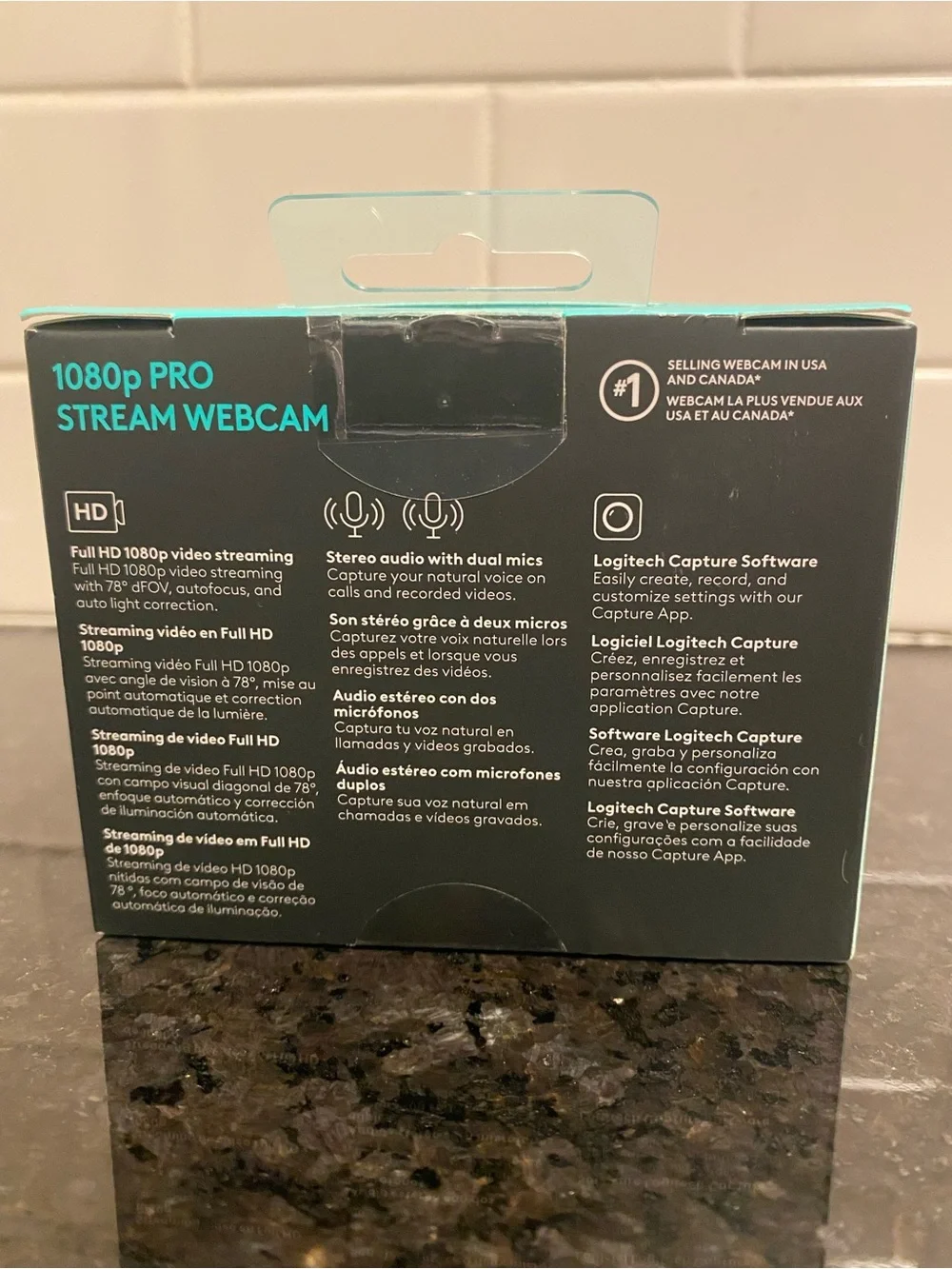 Logitech - “C922 Pro Stream Webcam ” Video Streaming, Recording & Video Calling